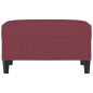 vidaXL Fußhocker Weinrot 70x55x41 cm Stoff vidaXL Fußhocker Weinrot 70x55x41 cm Stoff