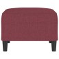 vidaXL Fußhocker Weinrot 70x55x41 cm Stoff vidaXL Fußhocker Weinrot 70x55x41 cm Stoff
