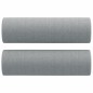 vidaXL Zierkissen 2 Stk. Hellgrau Ø15x50 cm Stoff vidaXL Zierkissen 2 Stk. Hellgrau Ø15x50 cm Stoff