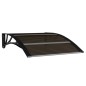 vidaXL Türvordach Schwarz 100x75 cm Polycarbonat vidaXL Türvordach Schwarz 100x75 cm Polycarbonat