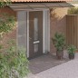 vidaXL Türvordach Schwarz 400x75 cm Polycarbonat vidaXL Türvordach Schwarz 400x75 cm Polycarbonat