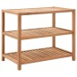 vidaXL Badezimmerregal Walnussholz Massiv 65 x 40 x 55 cm vidaXL Badezimmerregal Walnussholz Massiv 65 x 40 x 55 cm
