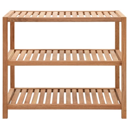 vidaXL Badezimmerregal Walnussholz Massiv 65 x 40 x 55 cm