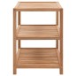 vidaXL Badezimmerregal Walnussholz Massiv 65 x 40 x 55 cm vidaXL Badezimmerregal Walnussholz Massiv 65 x 40 x 55 cm