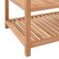 vidaXL Badezimmerregal Walnussholz Massiv 65 x 40 x 55 cm vidaXL Badezimmerregal Walnussholz Massiv 65 x 40 x 55 cm