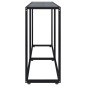 vidaXL Konsolentisch Schwarz 140x35x75,5 cm Hartglas vidaXL Konsolentisch Schwarz 140x35x75,5 cm Hartglas