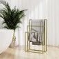 vidaXL Handtuchständer Golden 48x24x79 cm Eisen vidaXL Handtuchständer Golden 48x24x79 cm Eisen