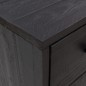 vidaXL Sideboard Schwarz 110x35x70 cm Massivholz Kiefer vidaXL Sideboard Schwarz 110x35x70 cm Massivholz Kiefer