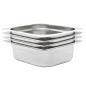 vidaXL Gastronormbehälter 4 Stk. GN 1/2 100 mm Edelstahl vidaXL Gastronormbehälter 4 Stk. GN 1/2 100 mm Edelstahl