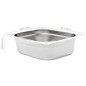 vidaXL Gastronormbehälter 4 Stk. GN 1/2 100 mm Edelstahl vidaXL Gastronormbehälter 4 Stk. GN 1/2 100 mm Edelstahl