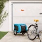 vidaXL Fahrradanhänger Hunde Blau und Schwarz Oxford-Gewebe und Eisen vidaXL Fahrradanhänger Hunde Blau und Schwarz Oxford-Gewebe und Eisen