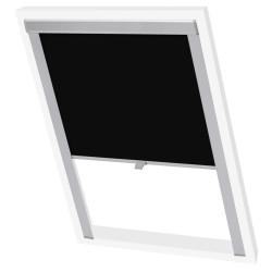 vidaXL Verdunkelungsrollo Schwarz C02 