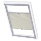 vidaXL Plissee Faltstore Cremefarben F06 vidaXL Plissee Faltstore Cremefarben F06