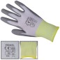 vidaXL Arbeitshandschuhe PU 24 Paar Weiß und Grau Gr. 10/XL vidaXL Arbeitshandschuhe PU 24 Paar Weiß und Grau Gr. 10/XL