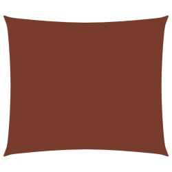 vidaXL Sonnensegel Oxford-Gewebe Rechteckig 2,5x4 m Terrakotta-Rot