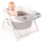 Bo Jungle B-Foldable Baby-Badewanne für Dusche Grau und Weiß Bo Jungle B-Foldable Baby-Badewanne für Dusche Grau und Weiß