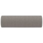 vidaXL Zierkissen 2 Stk. Taupe Ø15x50 cm Stoff vidaXL Zierkissen 2 Stk. Taupe Ø15x50 cm Stoff