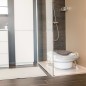 Bo Jungle B-Foldable Baby-Badewanne für Dusche Grau und Weiß Bo Jungle B-Foldable Baby-Badewanne für Dusche Grau und Weiß