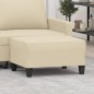 vidaXL Fußhocker Creme 70x55x41 cm Stoff vidaXL Fußhocker Creme 70x55x41 cm Stoff