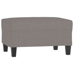 vidaXL Fußhocker Taupe 70x55x41 cm Stoff