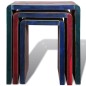 vidaXL Satztisch-Set 3-tlg. Bunt Recyceltes Teak vidaXL Satztisch-Set 3-tlg. Bunt Recyceltes Teak