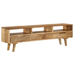 vidaXL TV-Schrank Mangoholz Massiv 140 x 30 x 41 cm 