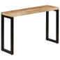 vidaXL Konsolentisch 120x35x76 cm Stahl und Massivholz Mango vidaXL Konsolentisch 120x35x76 cm Stahl und Massivholz Mango