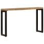 vidaXL Konsolentisch 120x35x76 cm Stahl und Massivholz Mango vidaXL Konsolentisch 120x35x76 cm Stahl und Massivholz Mango
