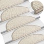 vidaXL Treppenmatten Selbstklebend Sisal-Optik 15 Stk. 56x17x3cm Beige vidaXL Treppenmatten Selbstklebend Sisal-Optik 15 Stk. 56x17x3cm Beige