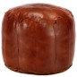vidaXL Pouf Hellbraun 40 x 35 cm Echtes Ziegenleder vidaXL Pouf Hellbraun 40 x 35 cm Echtes Ziegenleder