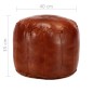 vidaXL Pouf Hellbraun 40 x 35 cm Echtes Ziegenleder vidaXL Pouf Hellbraun 40 x 35 cm Echtes Ziegenleder