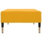 vidaXL Fußhocker Gelb 78x56x32 cm Samt vidaXL Fußhocker Gelb 78x56x32 cm Samt