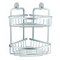 Kleine Wolke Doppelter Duschkorb Rocco Dreieckig Aluminium Kleine Wolke Doppelter Duschkorb Rocco Dreieckig Aluminium