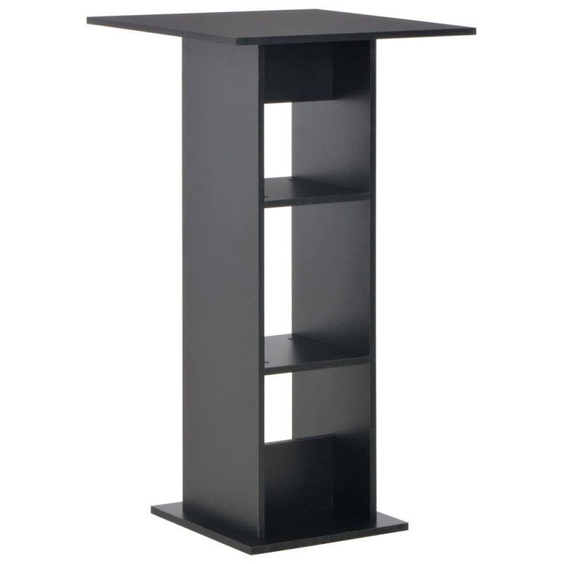 vidaXL Bartisch Schwarz 60x60x110 cm vidaXL Bartisch Schwarz 60x60x110 cm