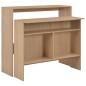 vidaXL Bartisch mit 2 Tischplatten Eichenoptik 130x40x120 cm vidaXL Bartisch mit 2 Tischplatten Eichenoptik 130x40x120 cm