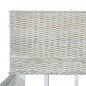vidaXL Bettgestell Grau Natur Rattan 160 x 200 cm vidaXL Bettgestell Grau Natur Rattan 160 x 200 cm