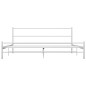 vidaXL Bettgestell Weiß Metall 180×200 cm vidaXL Bettgestell Weiß Metall 180×200 cm