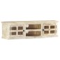 vidaXL TV-Schrank Weiß 130×30×36 cm Massivholz Mango vidaXL TV-Schrank Weiß 130×30×36 cm Massivholz Mango