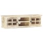 vidaXL TV-Schrank Weiß 130×30×36 cm Massivholz Mango vidaXL TV-Schrank Weiß 130×30×36 cm Massivholz Mango