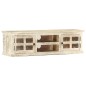 vidaXL TV-Schrank Weiß 130×30×36 cm Massivholz Mango vidaXL TV-Schrank Weiß 130×30×36 cm Massivholz Mango