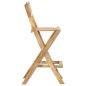 vidaXL Klappbare Garten-Barstühle 2 Stk. Massivholz Mango vidaXL Klappbare Garten-Barstühle 2 Stk. Massivholz Mango
