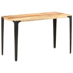 vidaXL Esstisch 120 × 60 × 76 cm Massivholz Mango 