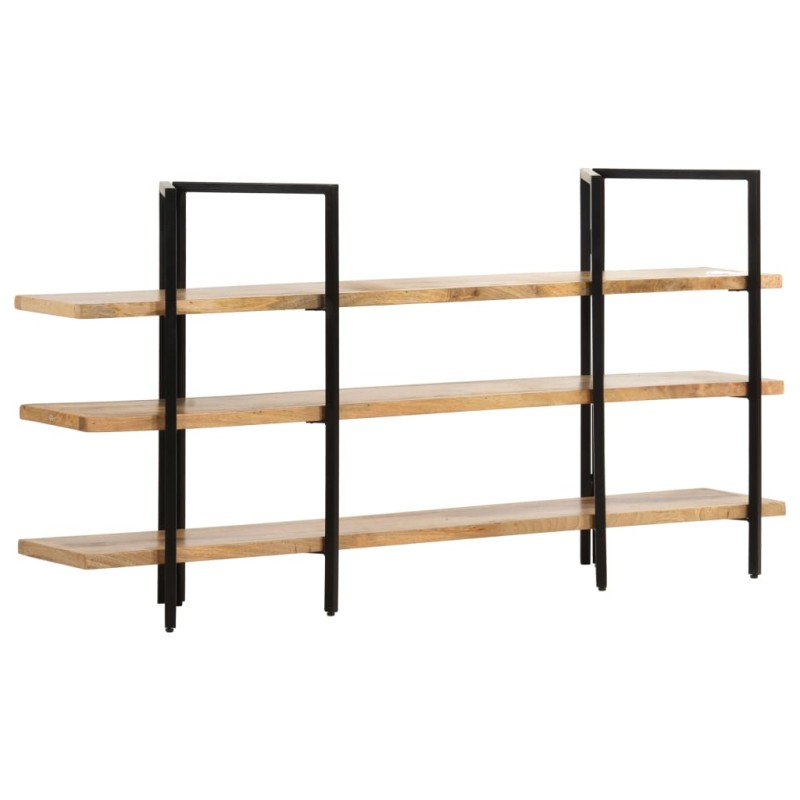 vidaXL Bücherregal mit 3 Regalböden 160x31x80 cm Mango Massivholz vidaXL Bücherregal mit 3 Regalböden 160x31x80 cm Mango Massivholz