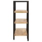 vidaXL Bücherregal mit 3 Regalböden 160x31x80 cm Mango Massivholz vidaXL Bücherregal mit 3 Regalböden 160x31x80 cm Mango Massivholz