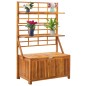 vidaXL Aufbewahrungstruhe mit Rankgitter 99x55x160cm Massivholz Akazie vidaXL Aufbewahrungstruhe mit Rankgitter 99x55x160cm Massivholz Akazie