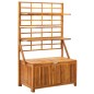 vidaXL Aufbewahrungstruhe mit Rankgitter 99x55x160cm Massivholz Akazie vidaXL Aufbewahrungstruhe mit Rankgitter 99x55x160cm Massivholz Akazie