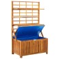 vidaXL Aufbewahrungstruhe mit Rankgitter 99x55x160cm Massivholz Akazie vidaXL Aufbewahrungstruhe mit Rankgitter 99x55x160cm Massivholz Akazie