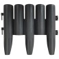 vidaXL Rasenkanten 36 Stk. Anthrazit 10 m PP vidaXL Rasenkanten 36 Stk. Anthrazit 10 m PP