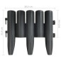 vidaXL Rasenkanten 36 Stk. Anthrazit 10 m PP vidaXL Rasenkanten 36 Stk. Anthrazit 10 m PP