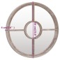 vidaXL Gartenspiegel Sand 60x4 cm Eisen Rund vidaXL Gartenspiegel Sand 60x4 cm Eisen Rund